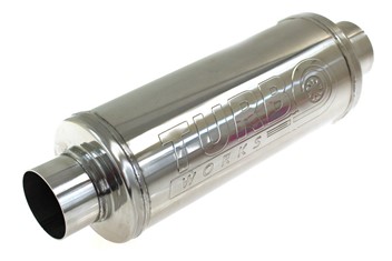 Tłumik środkowy okrągły TurboWorks 2,75"