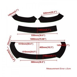 Uniwersalna dokładka do przedniego zderzaka