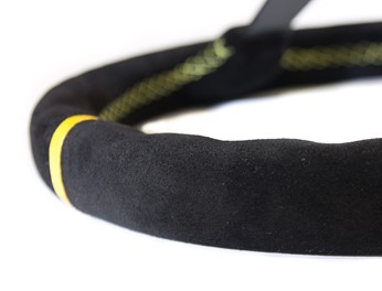 Kierownica zamszowa RBS Technology 350 / 90