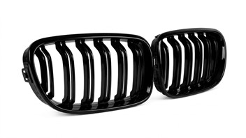 Nerki grill BMW E90 E92 Gloss Black 09-12