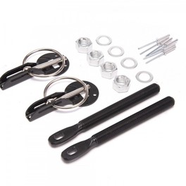 ZAPINKI MASKI ALUMINIOWE CZARNE