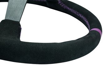 Kierownica zamszowa RBS Technology 340 / 80