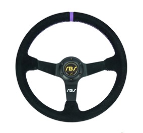 Kierownica zamszowa RBS Technology 350 / 90