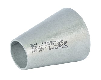 Redukcja nierdzewna stożek 76,1x42,4/2 304L