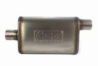 Tłumik przelotowy owalny RBS Technology 2"