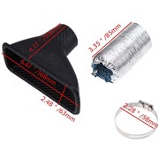 Uniwersalny wlot powietrza airduckt + przewód