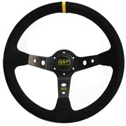 Kierownica zamszowa QSP 350mm / 90mm