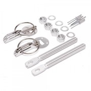 ZAPINKI MASKI ALUMINIOWE SREBRNE