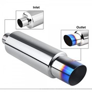 Tłumik końcowy przelotowy smoke tip 57mm