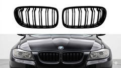 Nerki grill BMW E90 E92 Gloss Black 09-12