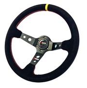 Kierownica sportowa zamszowa RRS Rally 350mm