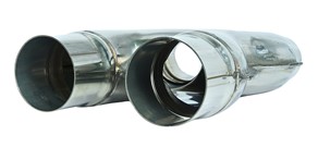 X-pipe do wydechu 2,5" 63mm RBS Technology 304SS