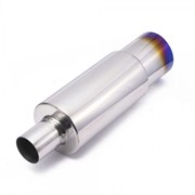 Tłumik końcowy przelotowy smoke tip 70mm